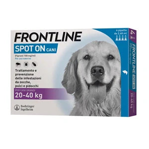 Boehringer Frontline Spot-On 20-40kg per Cani, Farmaci Veterinari
