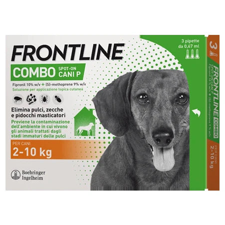 Boehringer Frontline Combo Spot-On Cani 2-10kg Farmaci veterinari