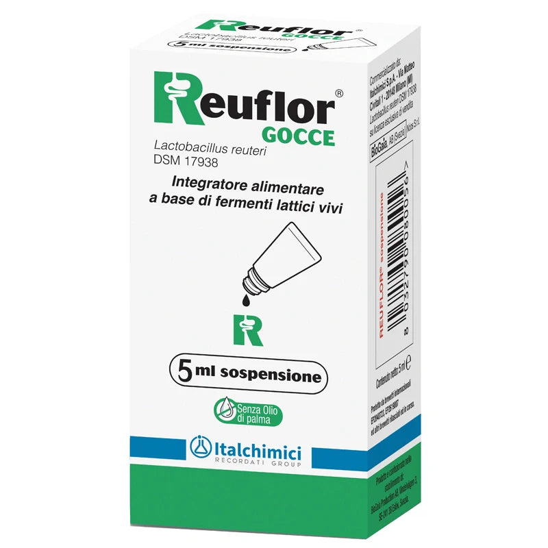 Italchimici Reuflor Gocce 5 ml Integratori Fermenti Lattici