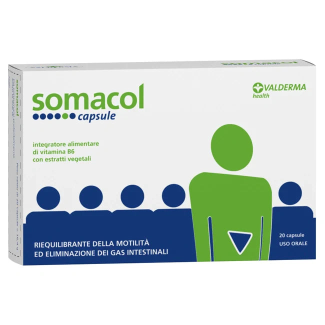 Valderma Somacol 20 capsule Integratore intestinale