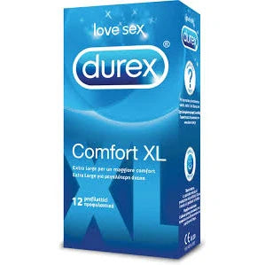 Durex Comfort XL 12pz, preservativi extra-large, dispositivi medici