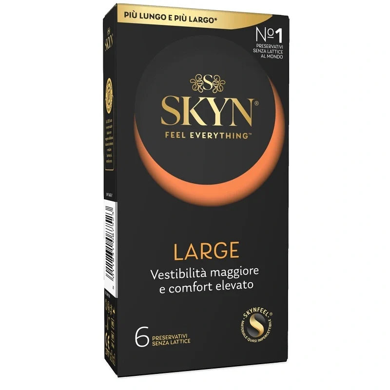 Pikdare Skyn Large Profilattici 6 Pezzi Dispositivi medici