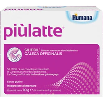 Humana Piùlatte 14 Bustine Integratore Allattamento