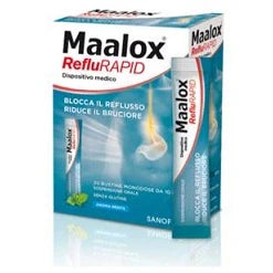 Maalox RefluRAPID 20 bustine, dispositivo medico per reflusso gastro-esofageo