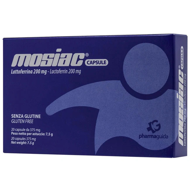 Pharmaguida Mosiac Integratore Lattoferrina 20 cps Integratori