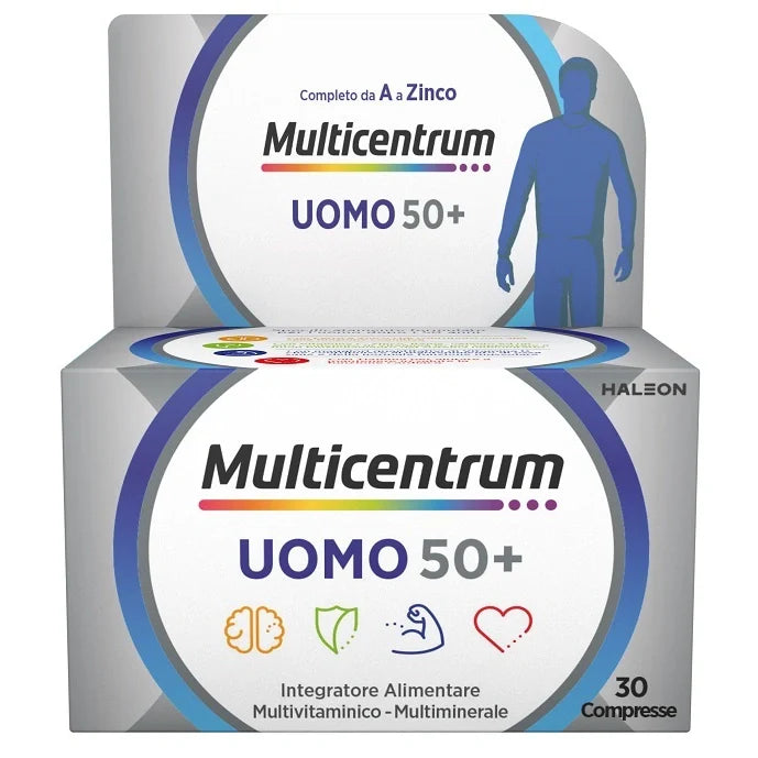 Haleon Multicentrum Uomo 50+ 30 compresse Integratori