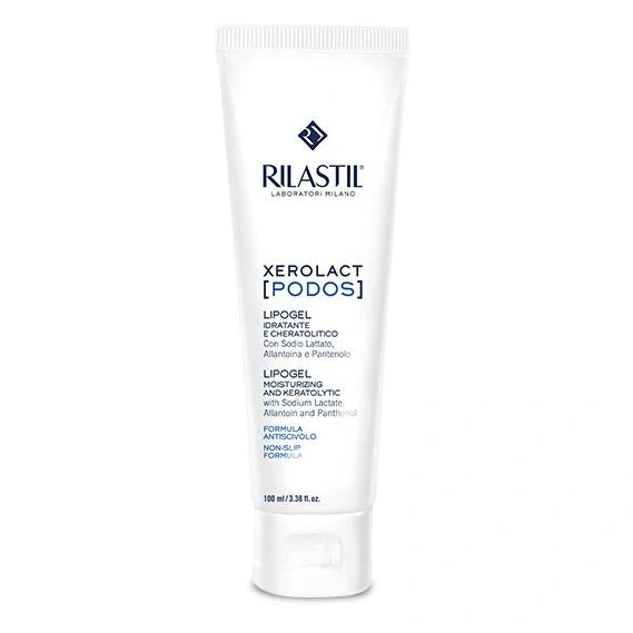 Rilastil Xerolact Podos Lipogel 100 ml, cosmetico per piedi