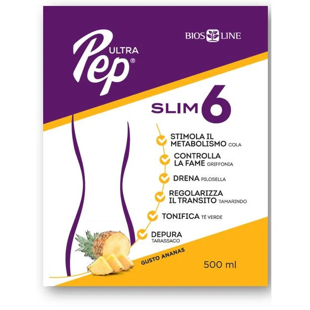 Bios Line Ultra Pep Slim 6 Ananas 500ml Integratore