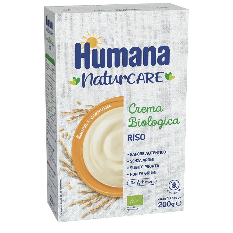Humana Crema di riso bio 200 g Alimentazione prima infanzia