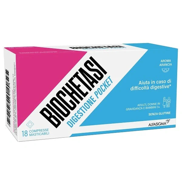 Alfasigma Biochetasi Digestione Pocket 18 Compresse Integratori