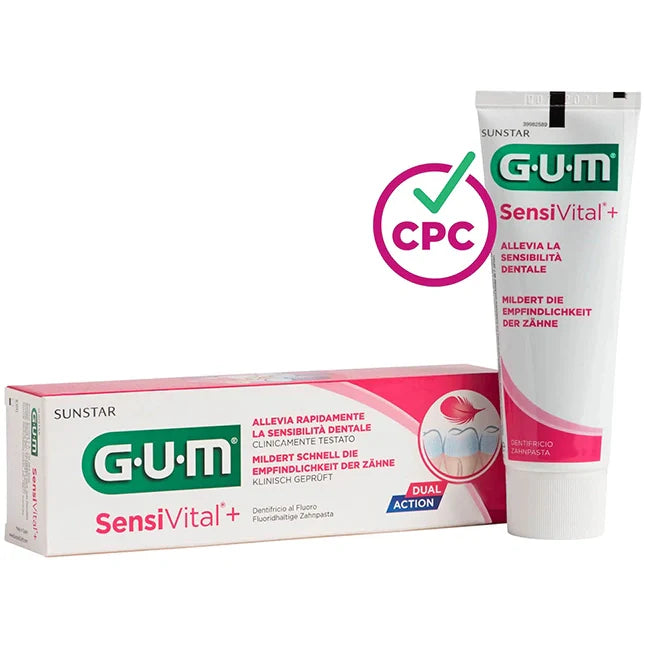 Dentifricio GUM SensiVital+ 75 ml, igiene orale, dentifrici