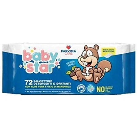 Farvima BabyStar Salviettine Umidificate 72pz Parafarmaci