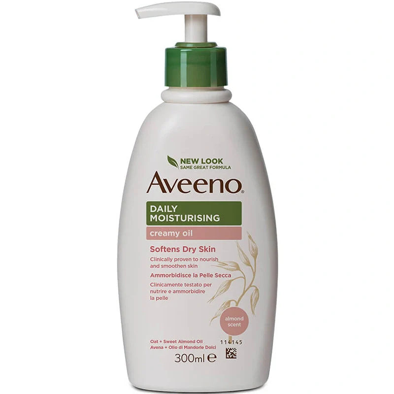 Aveeno Crema Olio Idratante 300 ml, Cosmetici