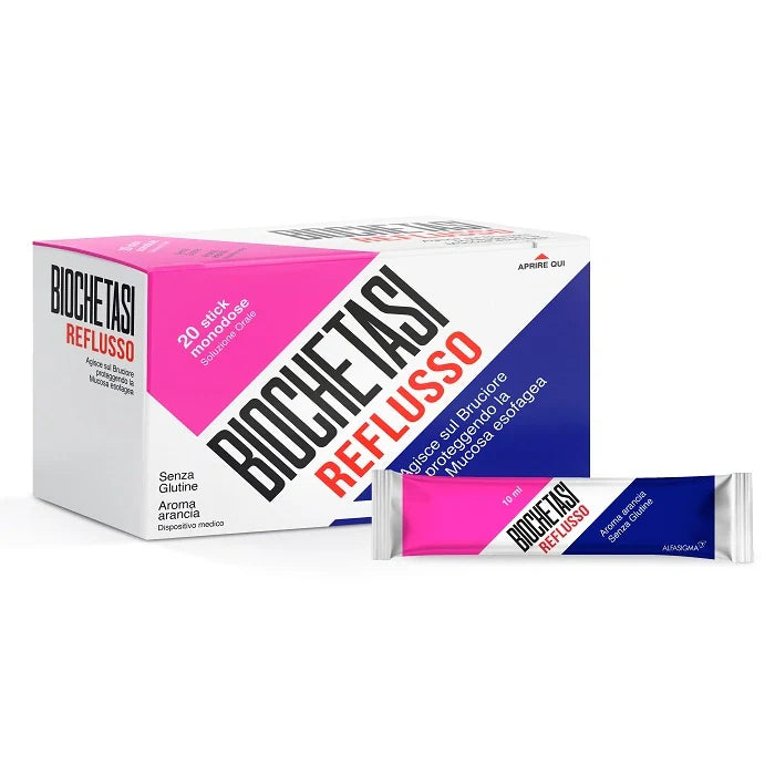 Alfasigma Biochetasi Reflusso 20 Stick Dispositivo Medico