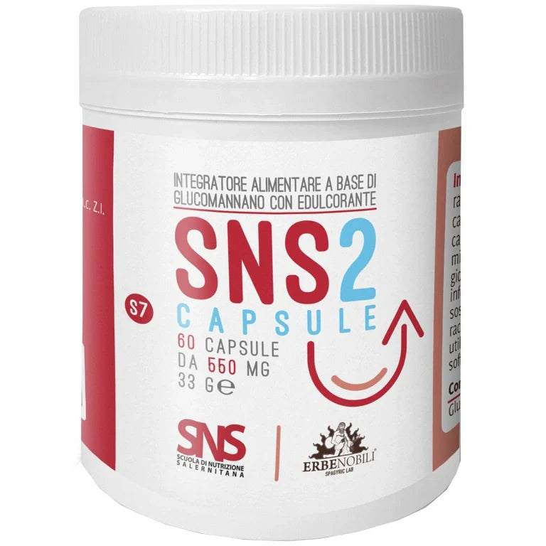 Erbenobili SNS2 Integratore Glucomannano 60 cps Integratori