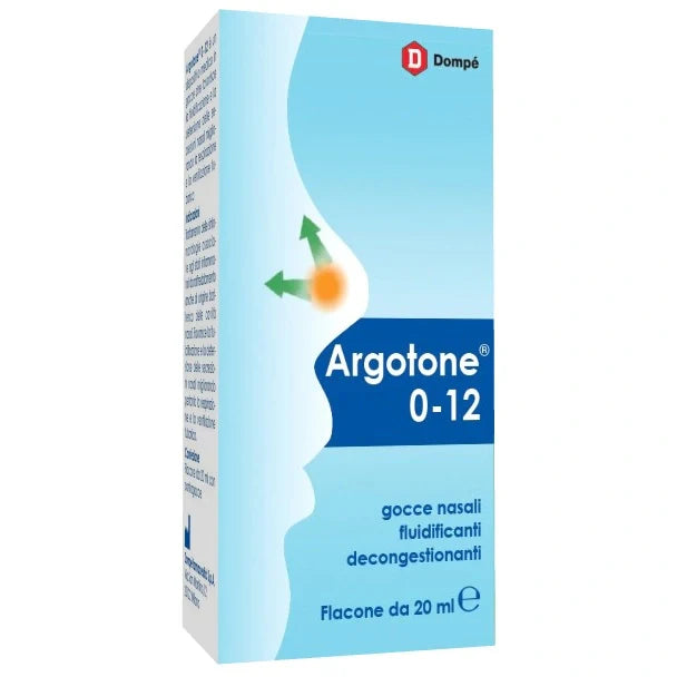 Dompe Argotone 0-12 gocce nasali 20 ml Dispositivo medico