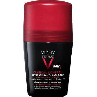 Vichy Deodorante Homme 96H Roll-On 50 ml, Deodoranti