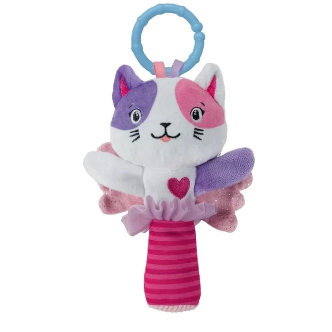 Clementoni Morbido Gattino Sonaglio, giocattolo per bambini