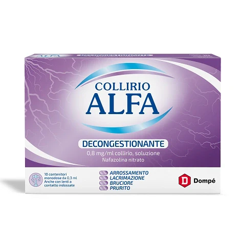 Dompe Collirio Alfa Dec 10 Contenitori 0,3ml Farmaci da banco
