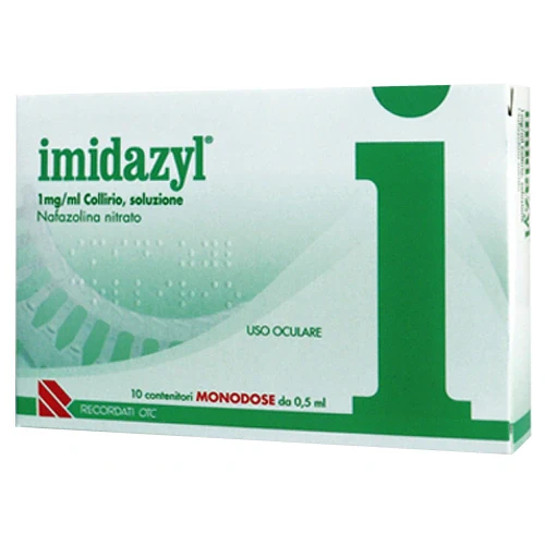 Imidazyl Collirio 10 Flaconcini 1 Mg/ml 0,5 ml - Recordati
