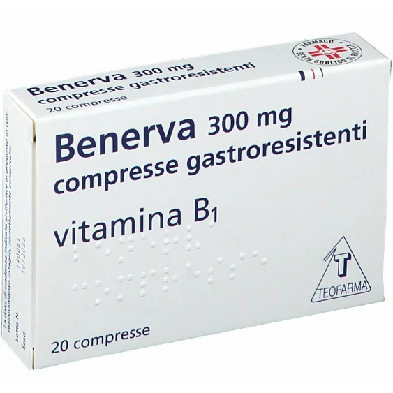 Teofarma Benerva 300 mg 20 compresse Farmaci