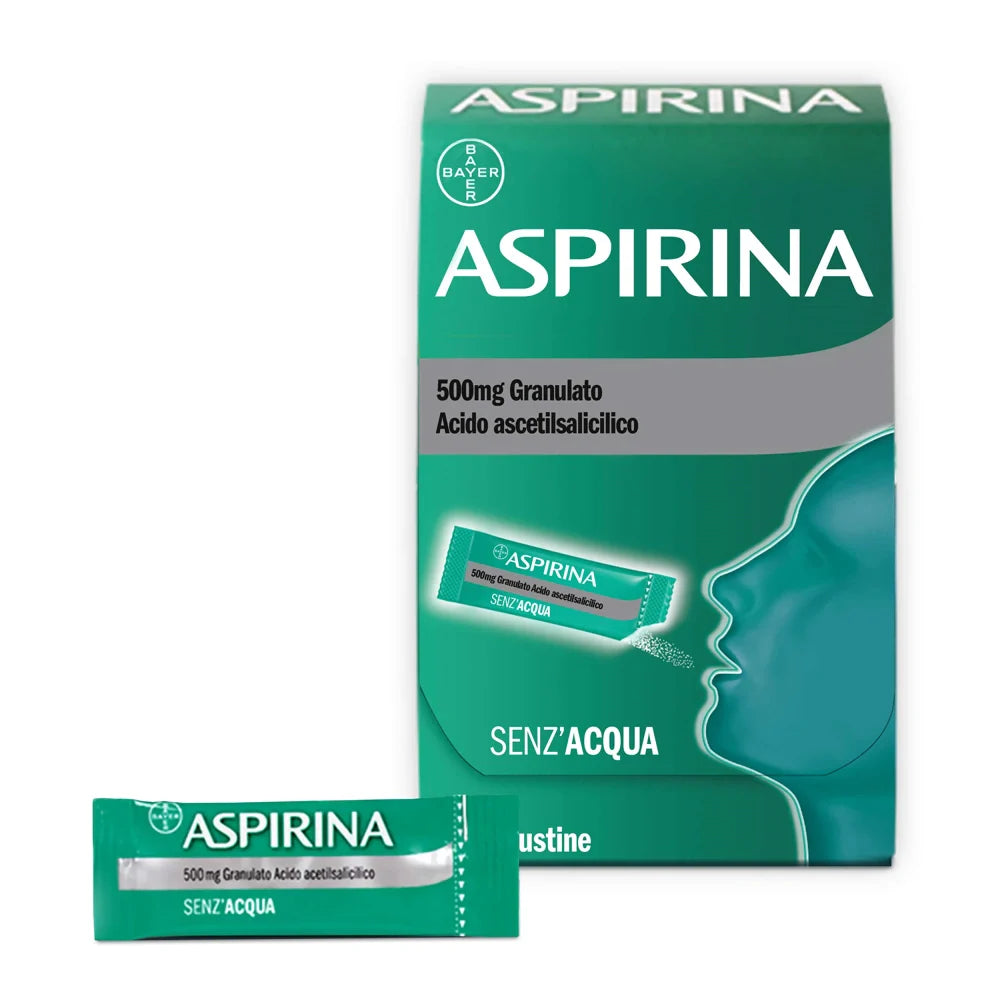 Bayer Aspirina Granulato 500 mg 10 Bustine Farmaci