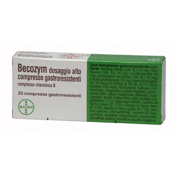 Bayer Becozym compresse gastroresistenti 20 compresse Integratori