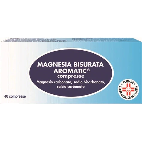 Haleon Magnesia Bisurata Aromatizzata 40 Compresse Farmaci da banco