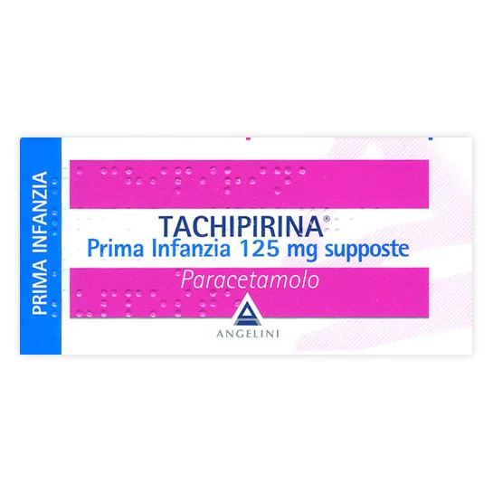 Angelini Tachipirina 125 mg supposte per bambini Farmaci