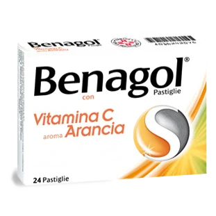 Reckitt Benckiser Benagol Vitamina C Gusto Arancia 24 Pastiglie Farmaci