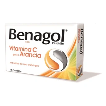 Reckitt Benckiser Benagol Vitamina C Gusto Arancia 16 Pastiglie Farmaci