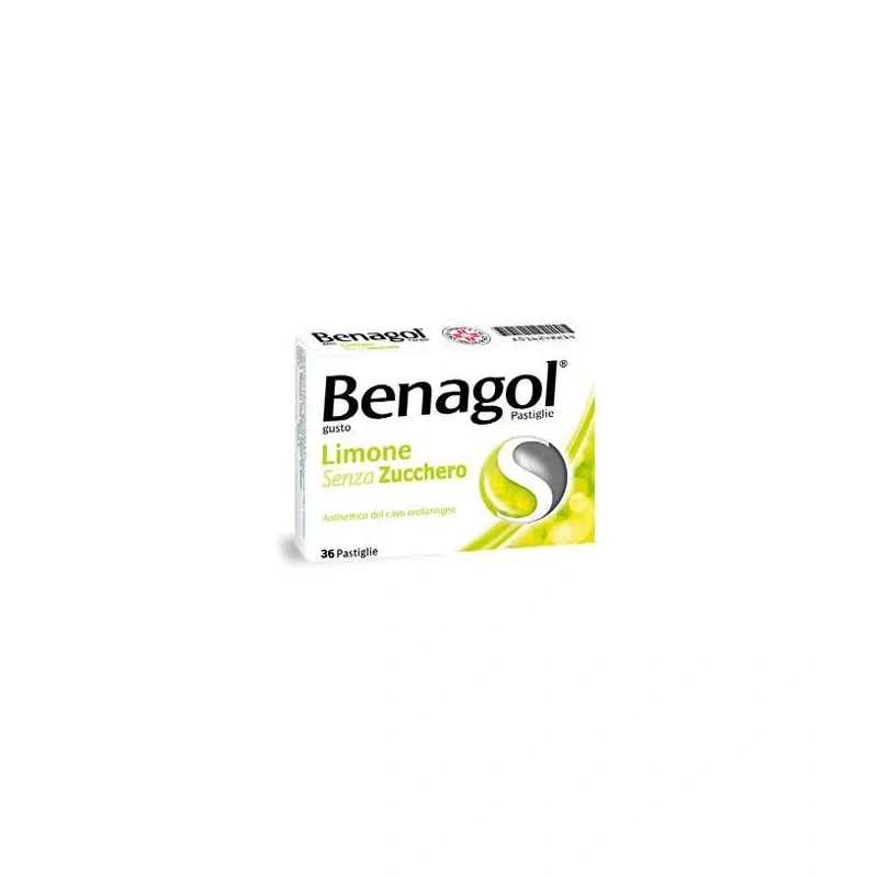 Benagol Pastiglie Limone 36 Pz Senza Zucchero - Reckitt