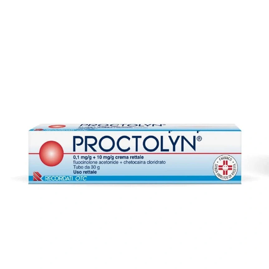 Recordati Proctolyn CR Crema Rettale 30g Farmaci da banco
