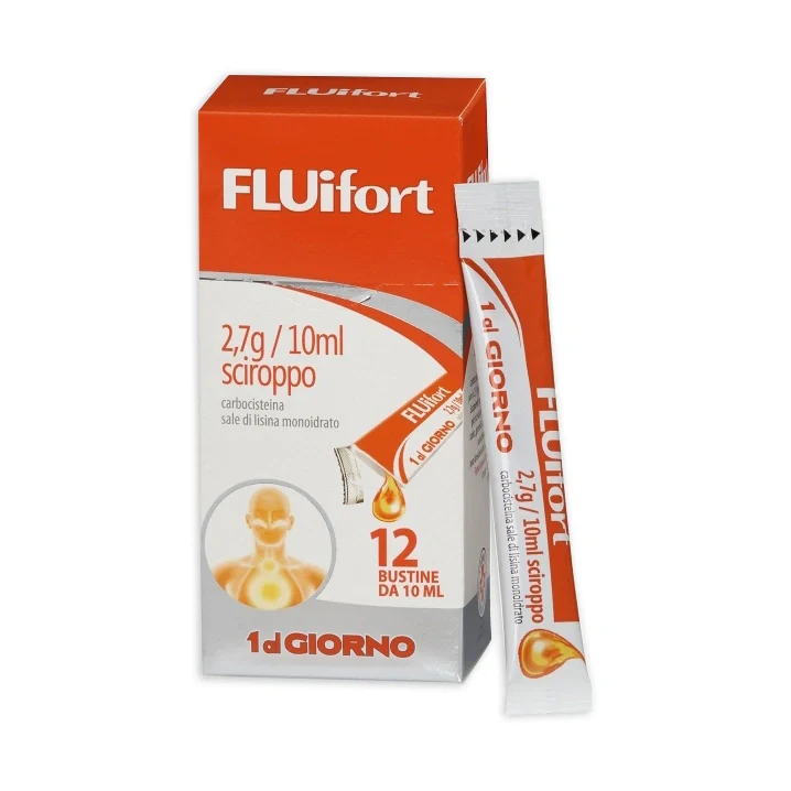 Dompe Fluifort Sciroppo 12 Bustine 2,7g Farmaci