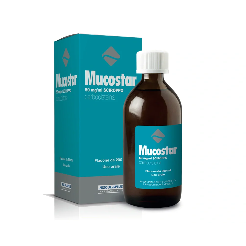 Aesculapius Mucostar Sciroppo 200 ml Farmaci