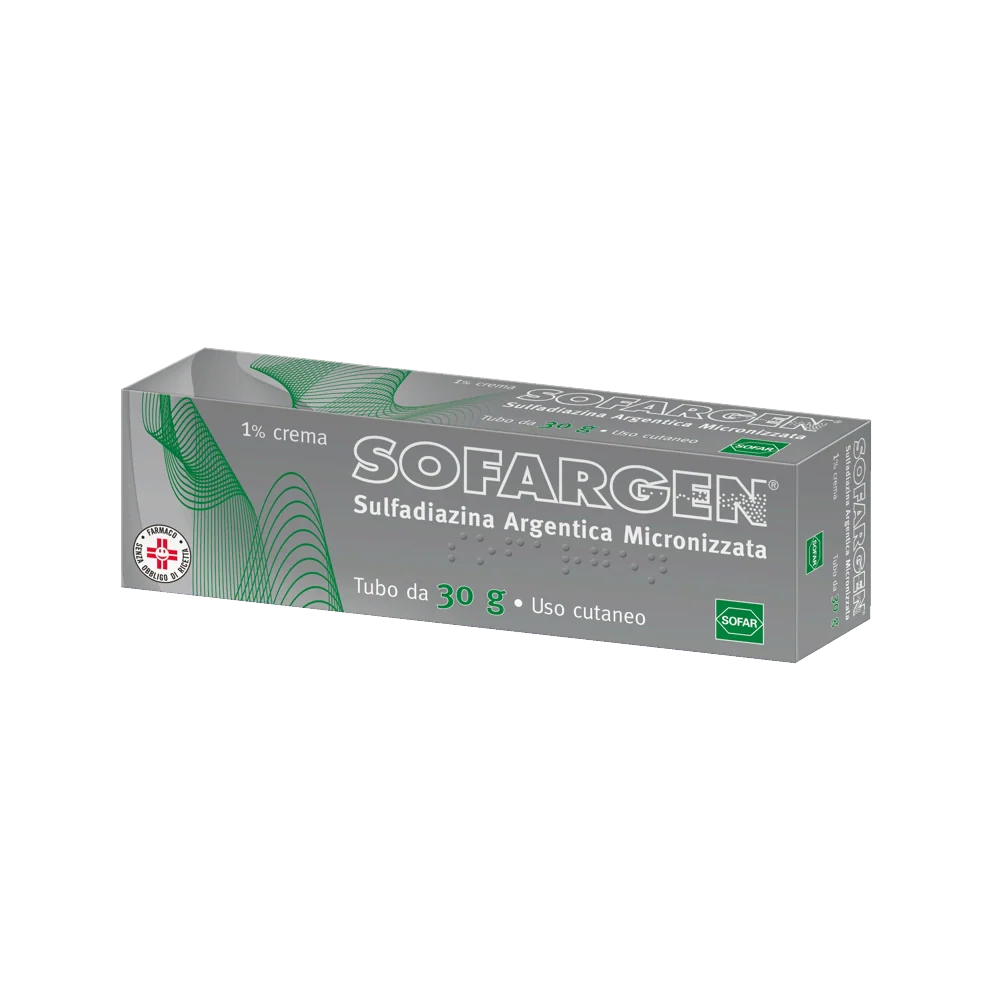 Alfasigma Sofargen Crema 30g 1% Farmaci Dermatologici