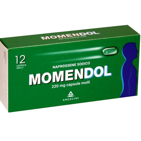Angelini Momendol 220 mg 12 capsule molli Farmaci