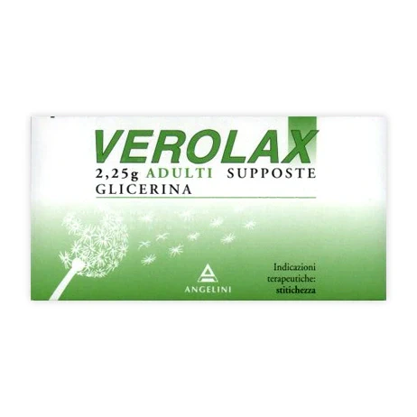 Angelini Verolax Ad 18 Supposte 2,25g Farmaco da Banco