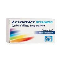 Levoreact Ofta Collirio 4 ml 0,5 mg