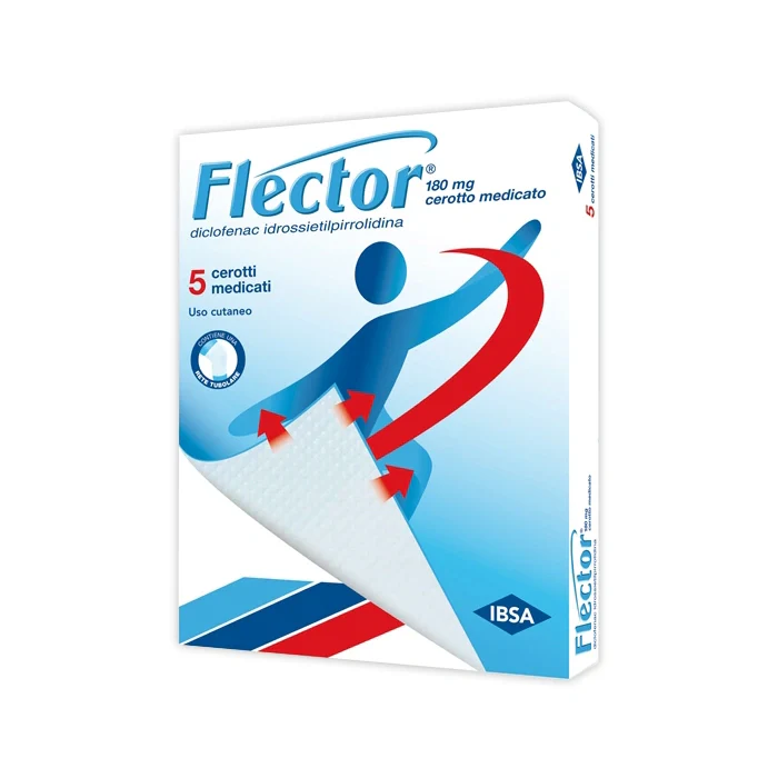 Flector 180 mg Cerotti Medicati 5 Pezzi