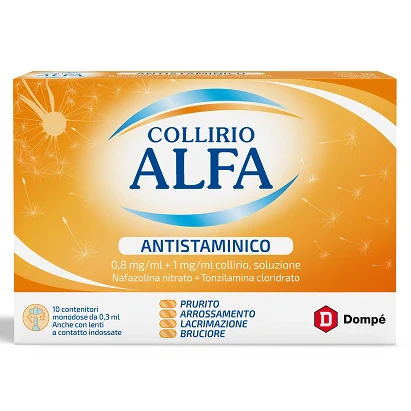Dompe Collirio Alfa Antistaminico 10 Contenitori Monodose Farmaci