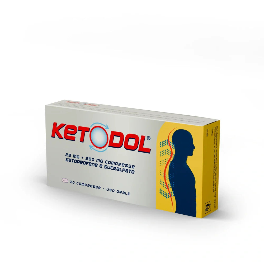 Eg Ketodol 25mg + 200mg 20 compresse Farmaci
