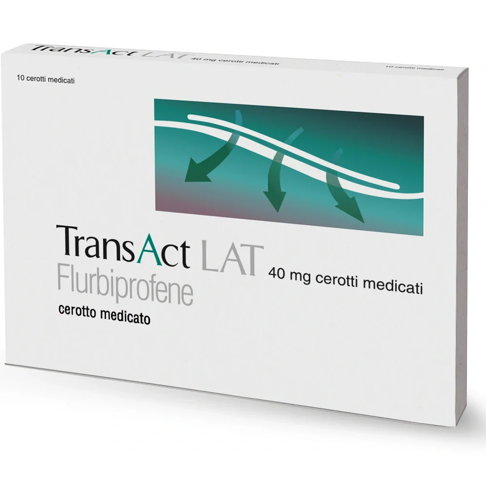 AdvanZ Pharma Transact cerotti medicati 40 mg Farmaci da banco
