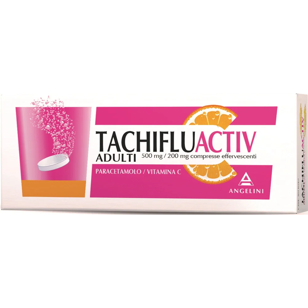 Angelini Tachifluactiv compresse effervescenti 12 pz Farmaci