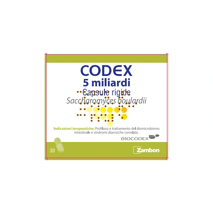 Biocodex Codex Fermenti Lattici 30 Capsule Farmaci da banco