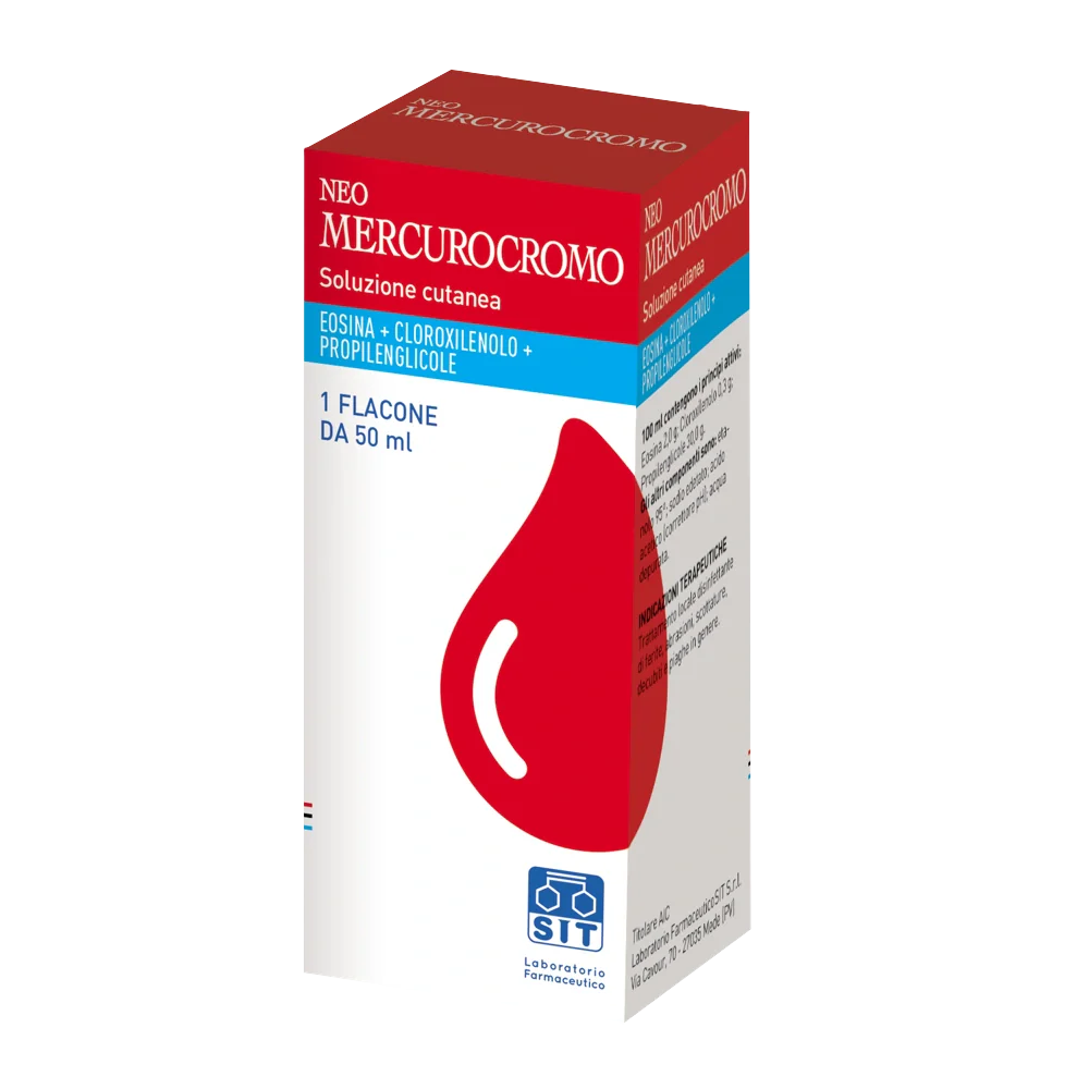 Sit Laboratorio Farmaceutico Neomercurocromo Soluzione Cutanea 50 ml Farmaci da banco
