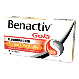 Reckitt Benckiser Benactiv Gola 16 Pastiglie Arancia Farmaci