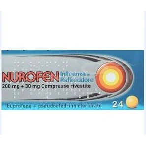 Reckitt Benckiser Nurofen Influenza Raffreddore 24 Compresse Farmaci