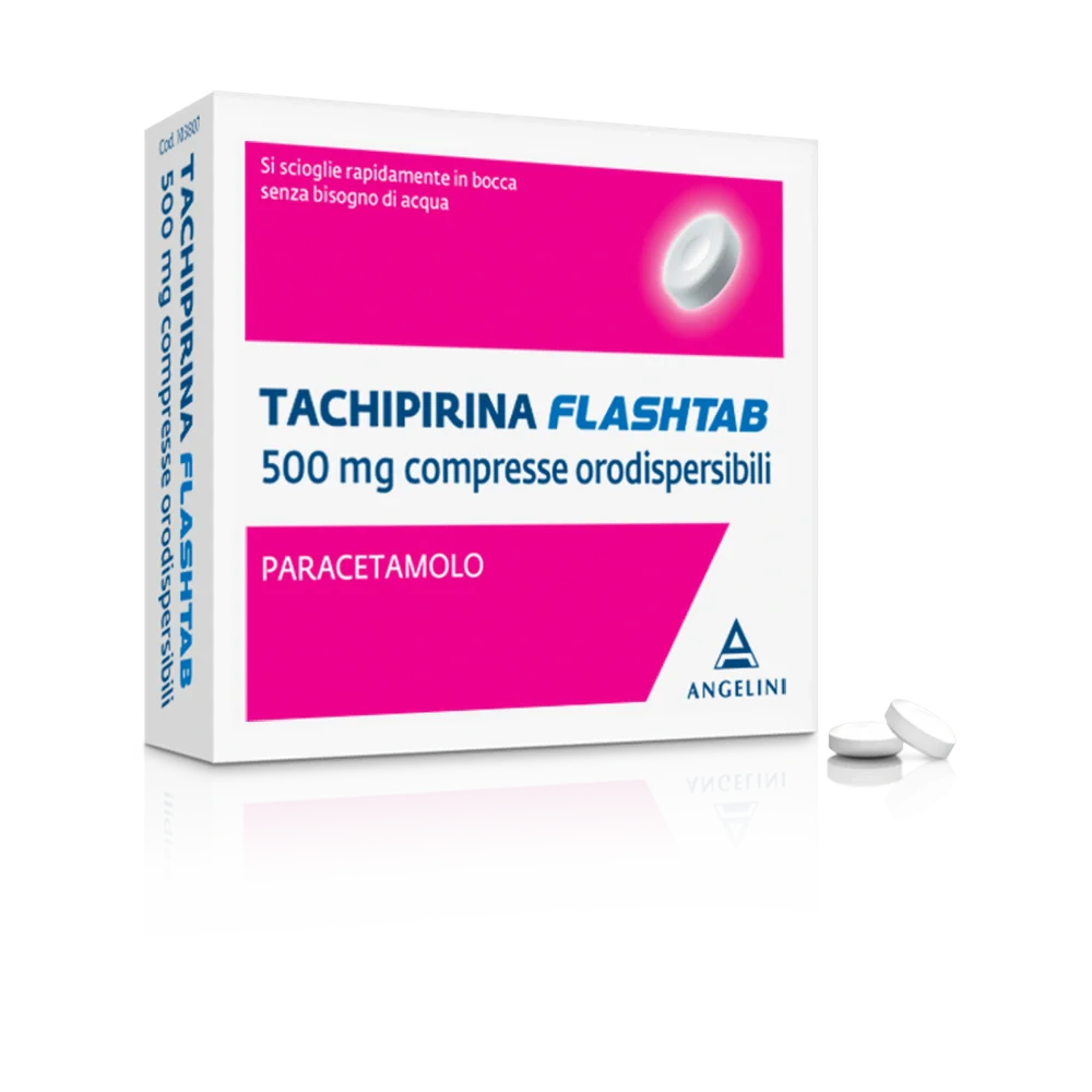 Angelini Tachipirina Flashtab 500 mg 16 compresse Farmaci