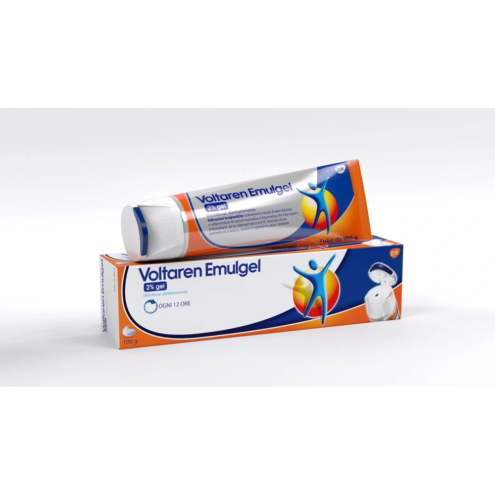 Voltaren Emulgel 100g 2% - Gel Antinfiammatorio - Novartis - Farmaci da banco